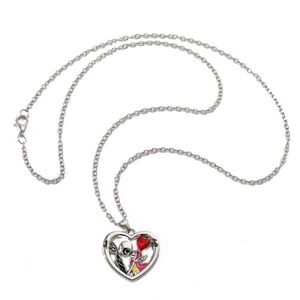 Disney Nightmare Before Christmas Necklace Jack Sally